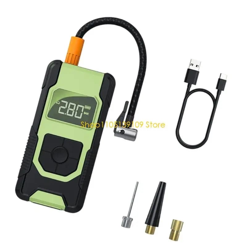 Gonfiatore per pneumatici digitale Compressore d portatile wireless Gonfiaggio rapido Costruzione ABS per attrezzature per