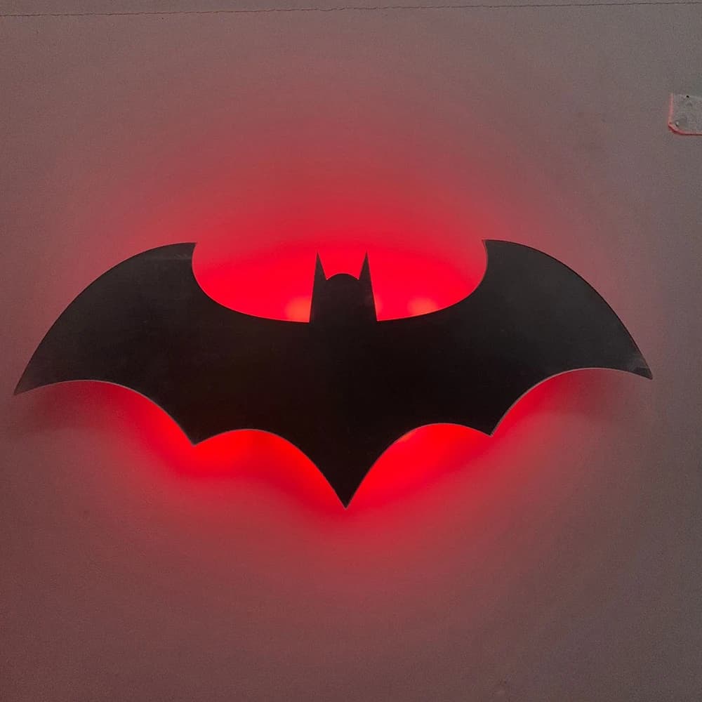 ZK50 Lampada da parete luminosa con telecomando plug-in USB di vendita calda Bat Night Light Decorazione di mobili Illuminazione di sfondo a LED