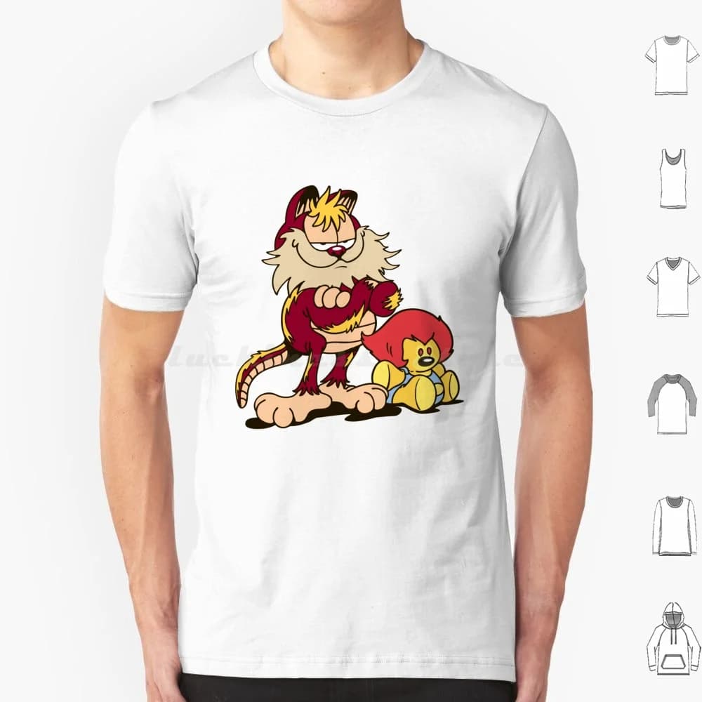 Snarfield T Shirt Uomo Donna Bambini 6xl Dundercats Snarfield Silly Parodia Divertente Fumetti Cartoni animati Gatti Cultura pop Popnerd