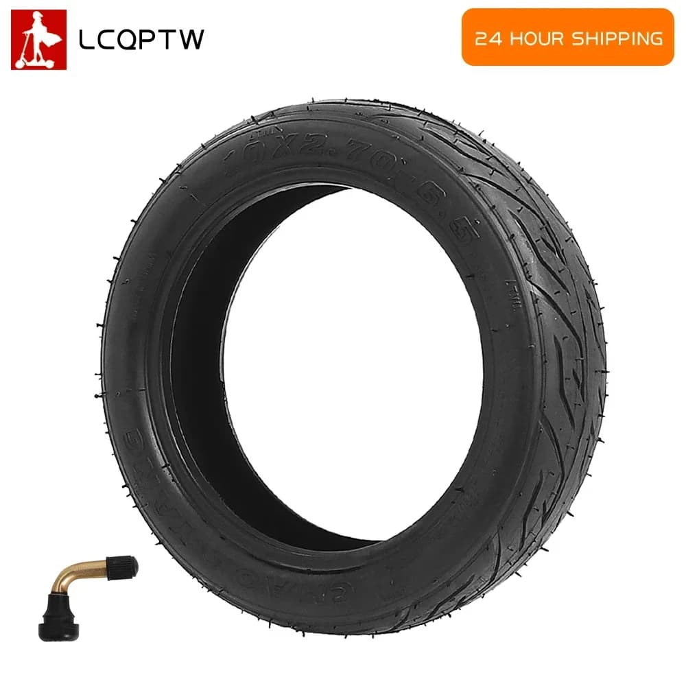10x2.70-6.5 Pneumatico Tubeless Ispessimento Sotto Vuoto Resistenza All'usura Pneumatico da 10 Pollici per Sostituzione di Pneumatici per Auto Equilibrio Scooter Elettrico