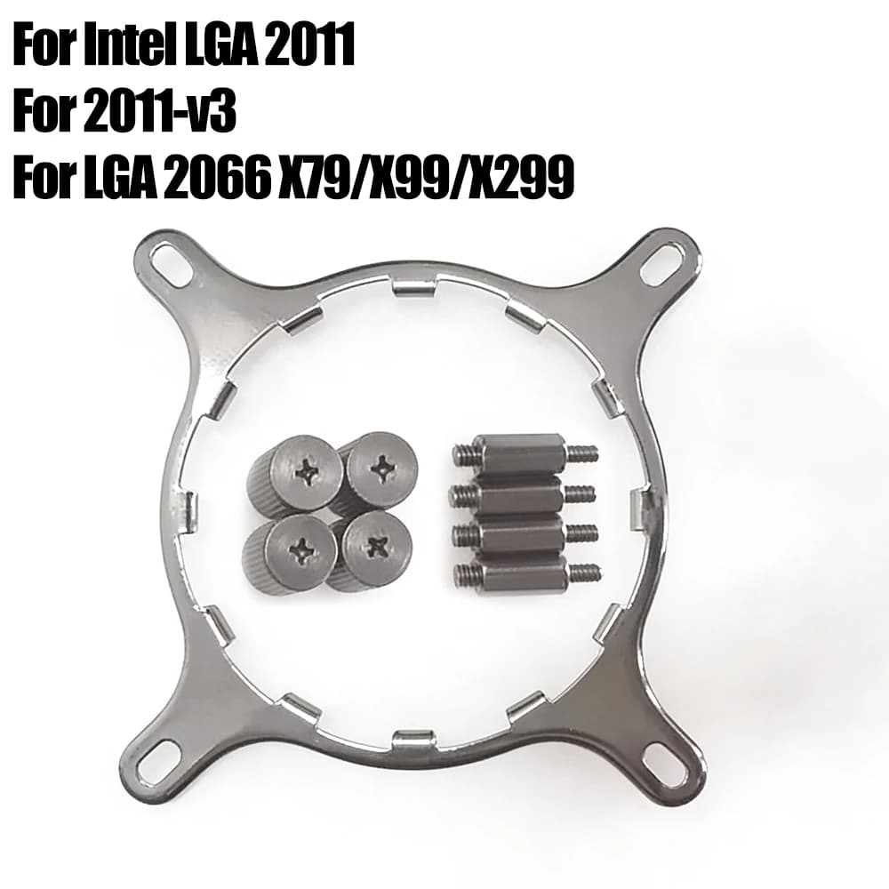Kit di Montaggio per Raffreddamento a Liquido AIO per CPU, Compatibile con Intel LGA 2011/2011-v3/LGA 2066 X79/X99/X299, Staffa di Montaggio Sostitutiva