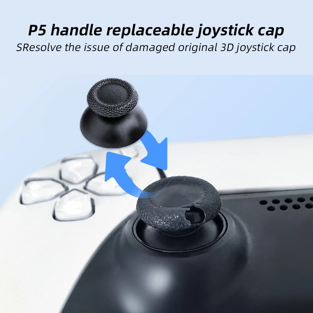 P5 handle replaceable joystick cap, 10PCS joystick cap suitable for P5/P4/P3 handle joystick cap replacement, P5 accessories