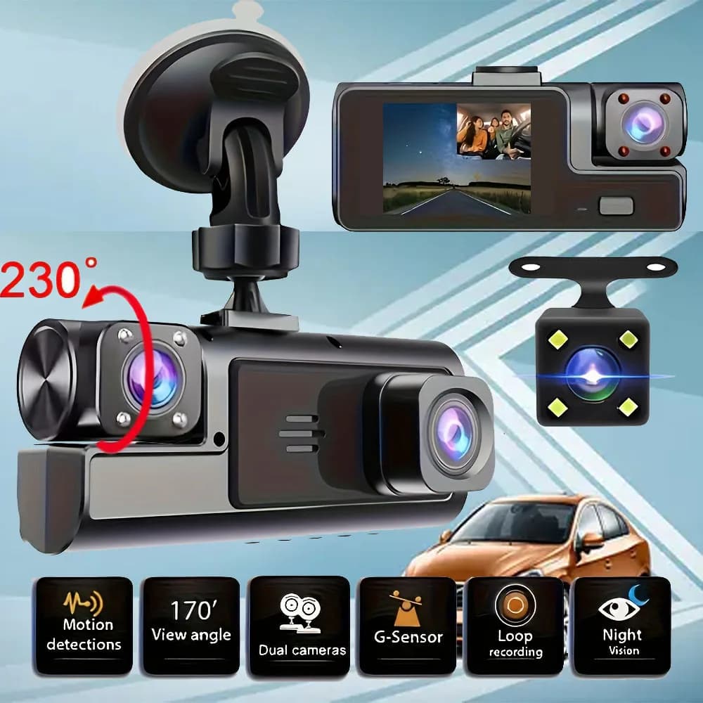 Telecamera di sicurezza wireless HD 1080P con WiFi, ricaricabile tramite USB, design compatto per sorveglianza domestica e esterna, nera