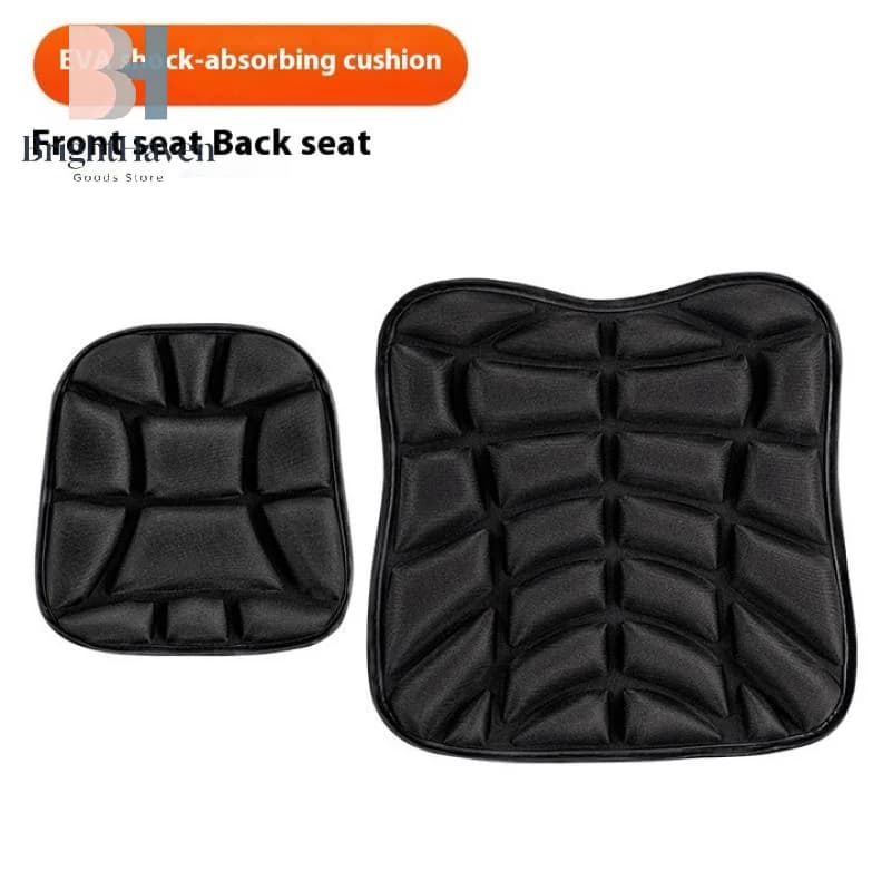 2PCS 3D Comfort Gel Cushion Fit For Seat Breathable Universal Shock Absorbing Fit For Seat Cover Motorcycle Fit For Seat Pad B.H