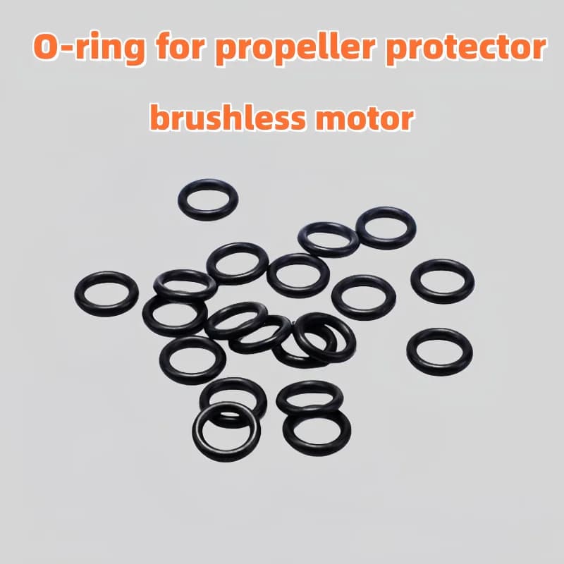 10/20 pz Nero O-ring protezione dell'elica O-ring/anello in pelle/forte anello in gomma per motore brushless del modello di aereo
