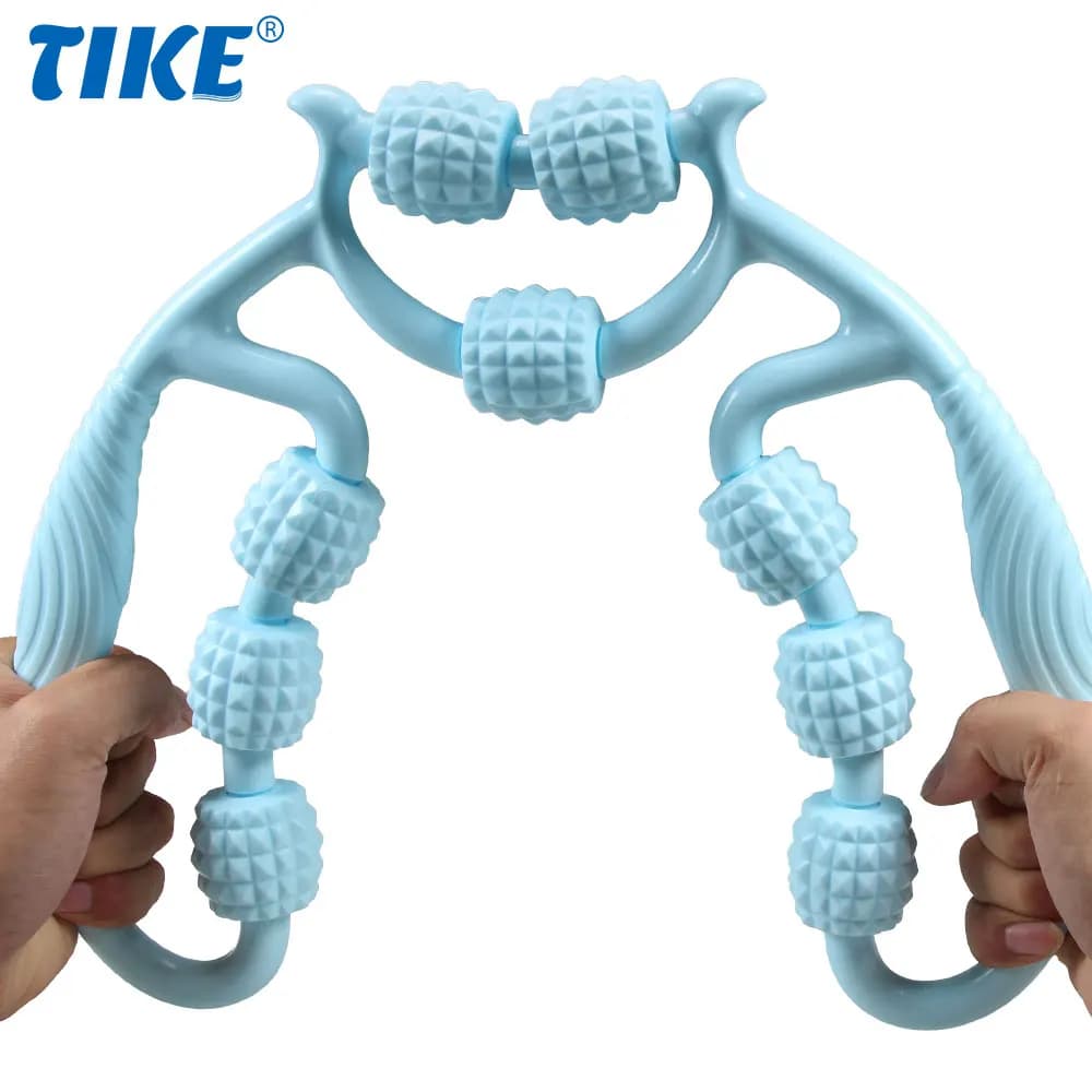 Massage roller for neck, thigh, calf and leg, personal muscles, palmare, deep tissue activation point, foam, myocial instruments, professional recovery