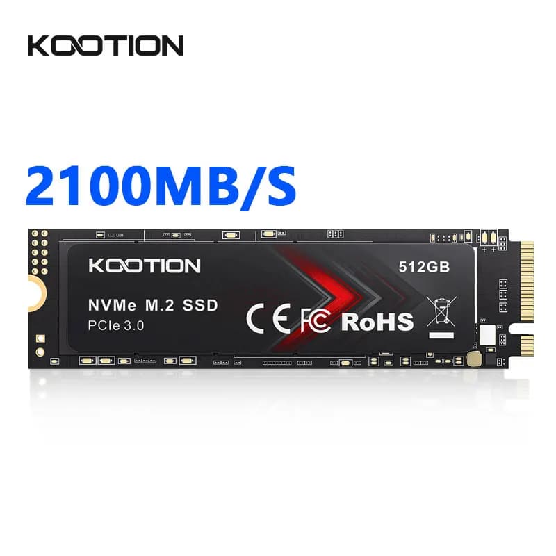 KOOTION X15Lite SSD NVMe M2 1TB 512GB 256GB Nvme M2 SSD M.2 2280 PCIe 3.0x4 Unità a stato solido interne Disco per laptop desktop