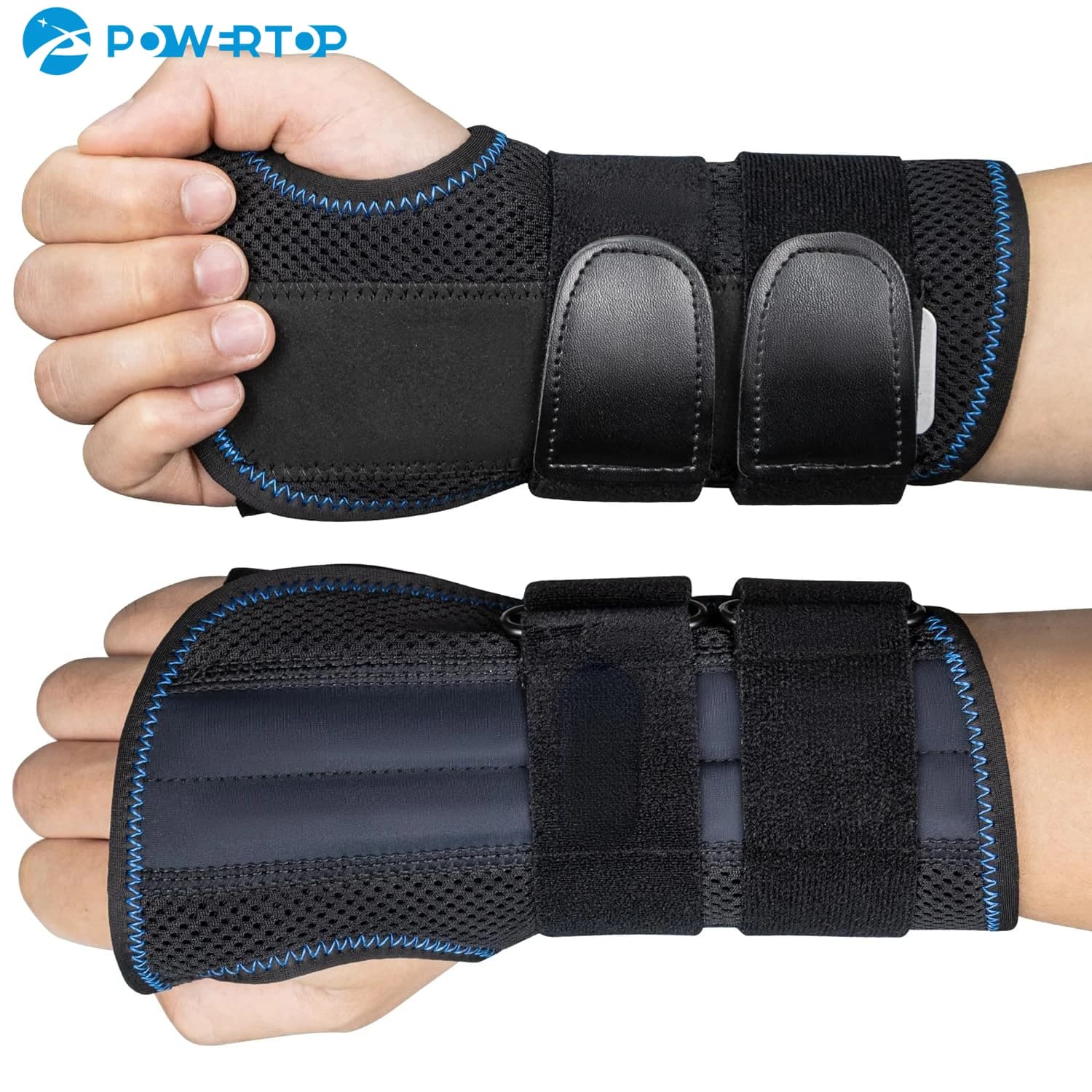 1 pz tutor for the wrist Tunnel carpal, adjustable wrist support and metal stem stabilizer, night sleeve brace to relieve pain