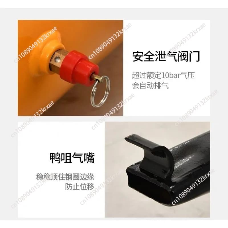 Automobile Tire High Pressure Inflator Tubeless Tire Repair Tools Car High Pressure Inflator with Precision Pressure Gauge