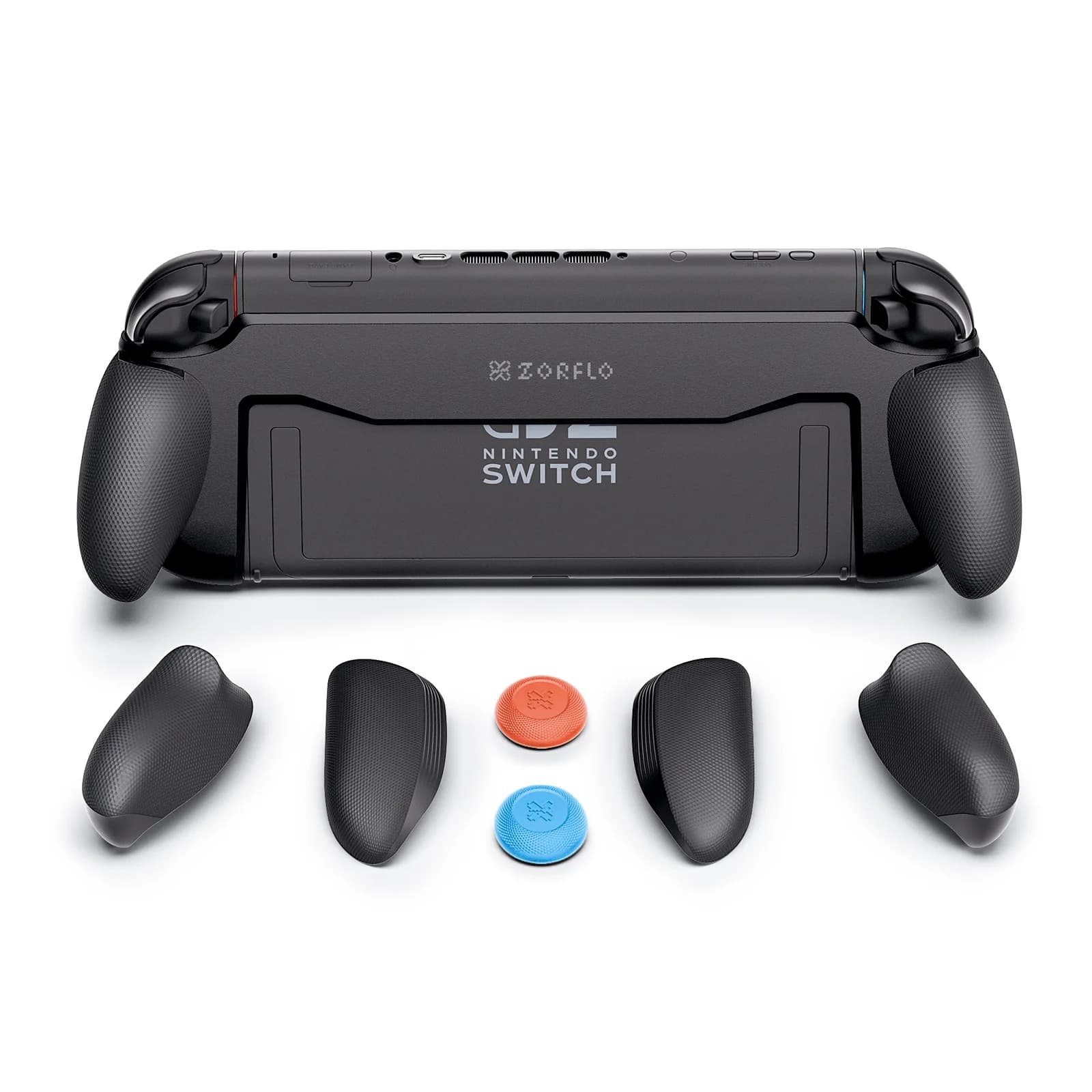 Impugnatura Ergonomica in Silicone per Nintendo Switch 2 2025, Antiscivolo, Sostituibile, 3 Misure, Compatibile con Dock e Supporto, per Gaming Portatile