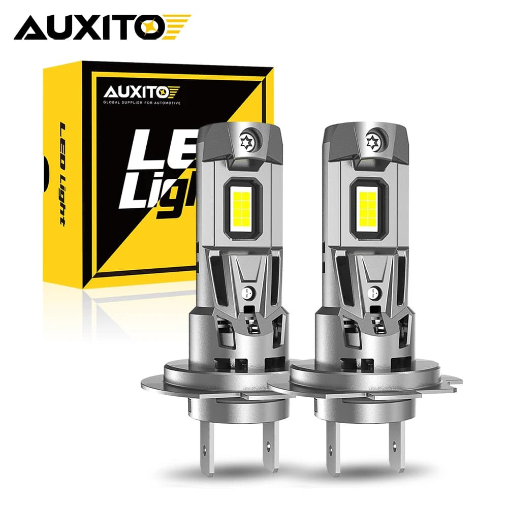 AUXITO 2x Mini H7 LED lampadine per fari CANBUS 22000LM 120W faro Turbo per auto per Mercedes W204 W203 W211 Ford Fiesta Volkswagen