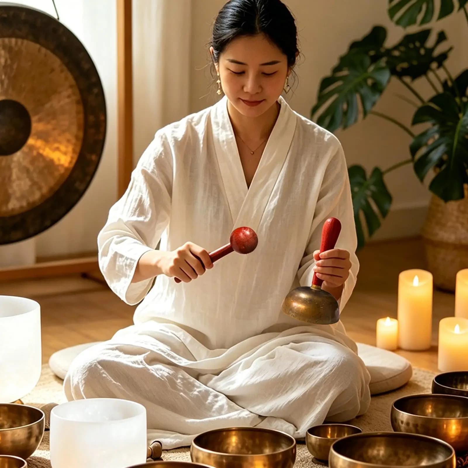 Tibetan Singing Bowl Spiritual Sound Device With Hammer Tibetan Singing Bowls For Yoga Relaxation Prayer Beginners Mindfulness