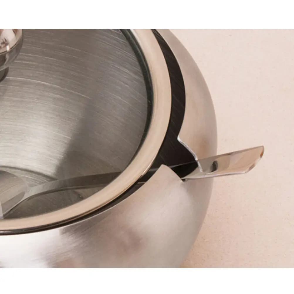 Stainless Steel Spice Jar Set 304 Grade Glass Lid Spoon Slot Wide Mouth Condiment Container for Kitchen Seasoning Organizer