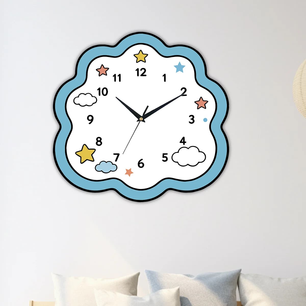 Creative Cartoon Wall Clock Home Decorations Suitable for Bedroom And Living Room Decorative Hanging Clocks