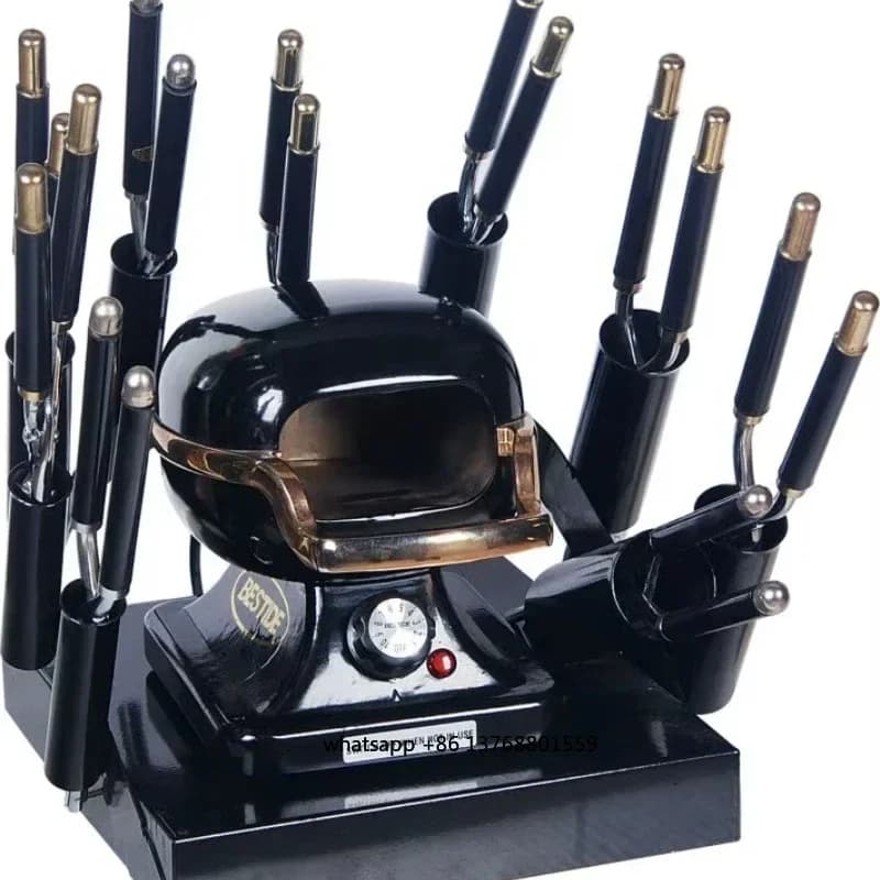 Professional Iron Curly Hairdressing Set for Salone with Private Brand, Set of Ricciacapelli, Ferro Arricciacapelli