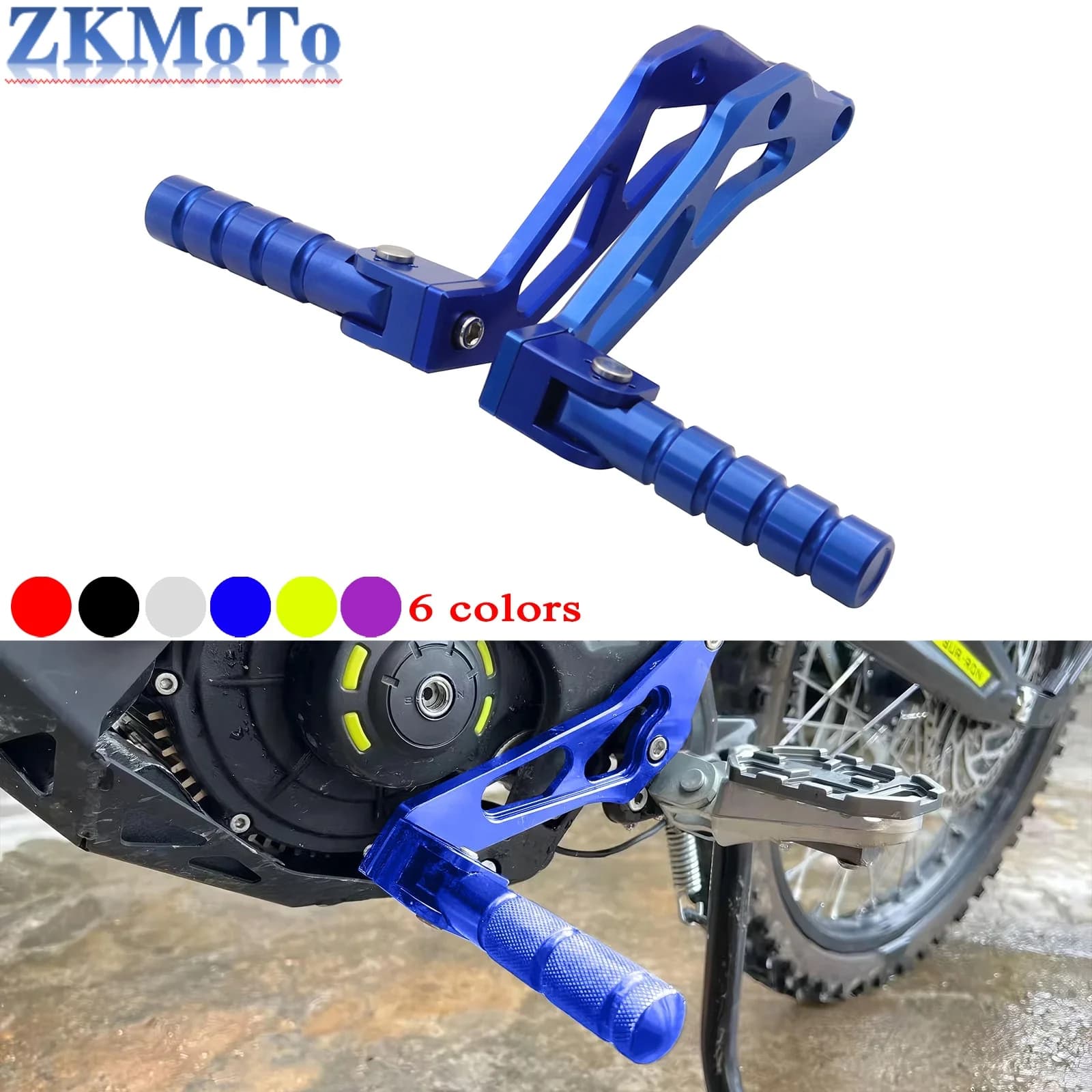 Moto Elettrica di Alluminio di CNC Passeggero Posteriore Piede Peg Poggia Pedale Peg Staffa Per Sur-Ron Sur Ron Surron Light Bee X/S Parti