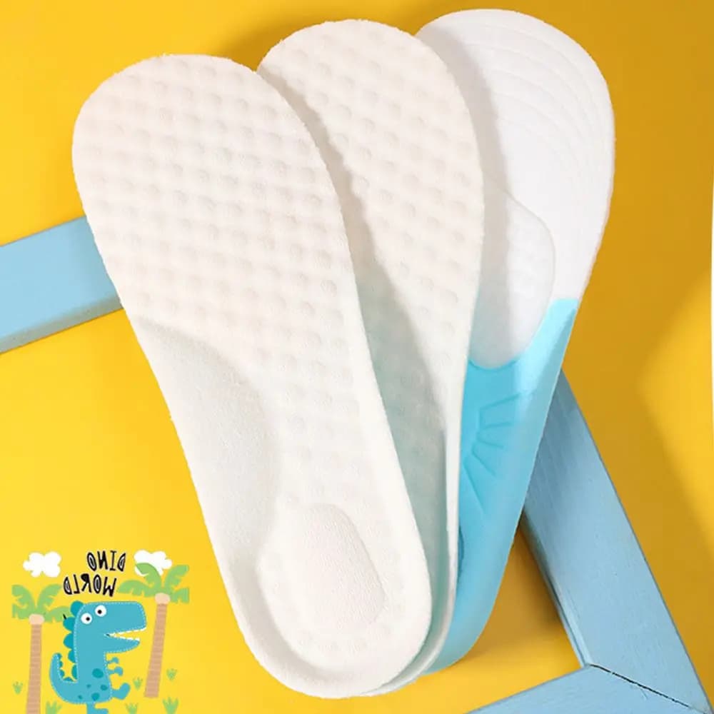 Solette Ortopediche con Cuscinetto Interno, Accessori per Scarpe, Inserti in Rete con Supporto per Arco Plantare, Solette per Scarpe da Bambino, Solette Sportive in Schiuma
