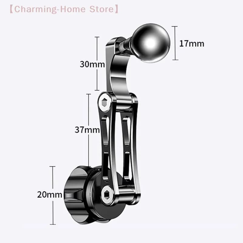 【M】Adattatore per testa da femmina a maschio con braccio di prolunga per giunto sferico da 17 mm adatto per supporto per navigazione con supporto per telefono per presa d'aria per auto