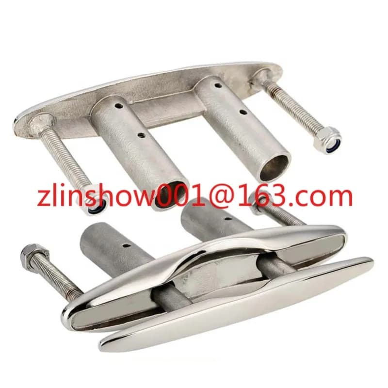 Acciaio inossidabile 316 5 pollici 6 pollici 8 pollici Dock resistente Pop up Corda pieghevole Dock per barche Tacchetti Accessori per barche Hardware marino
