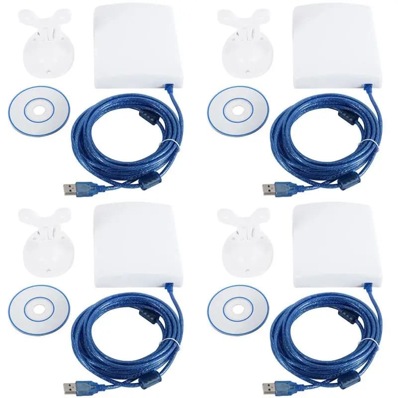 Adattatore USB Wireless Efficiente 4X 150Mbps con Antenna ad Alto Guadagno 14dBi, Cavo da 5M, Alta Potenza, Impermeabile per Esterni, Ricezione Wi-Fi a Lungo Raggio