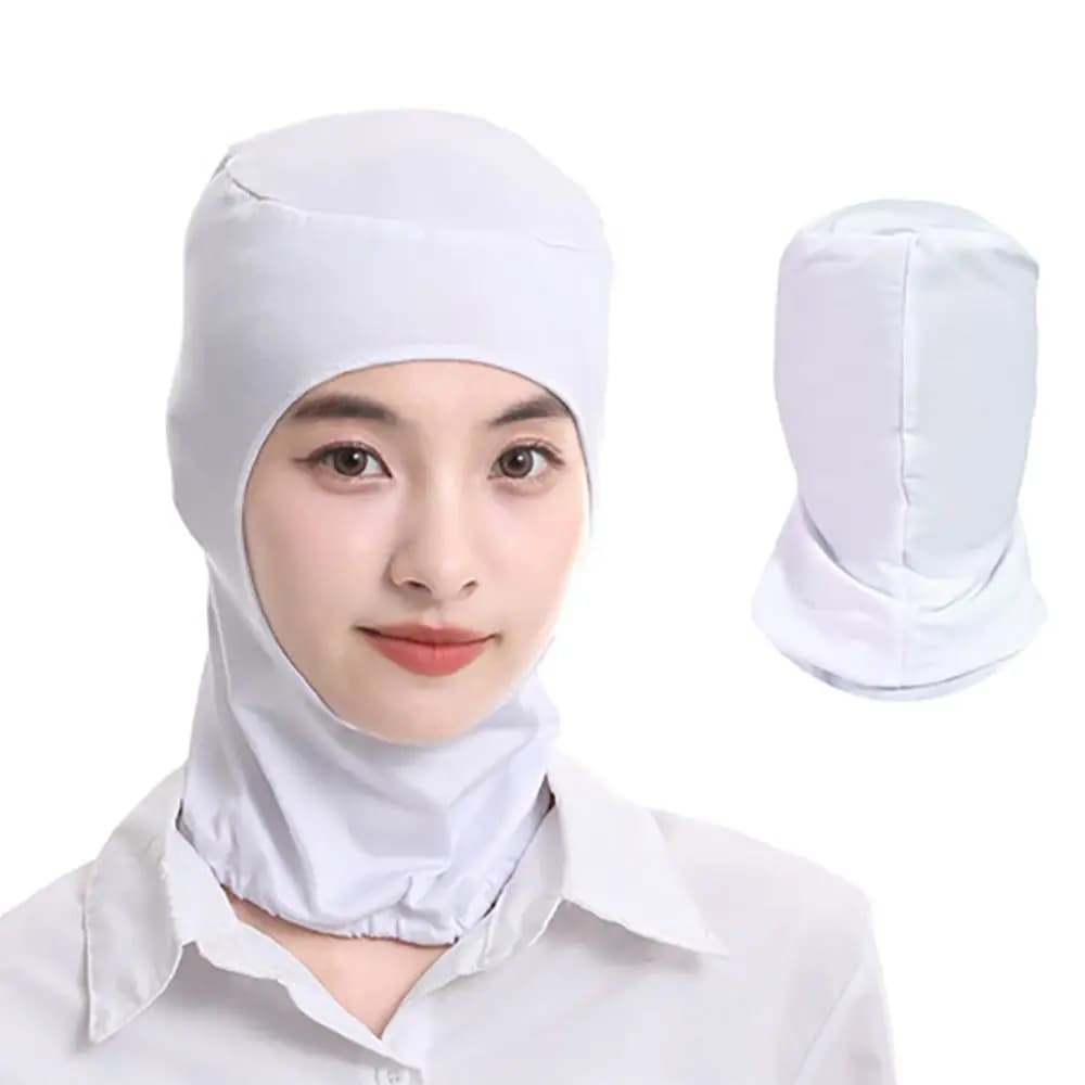 New Elastic Dustproof Work Hat Breathable with Neck Protection, Unit Tint, for Officina