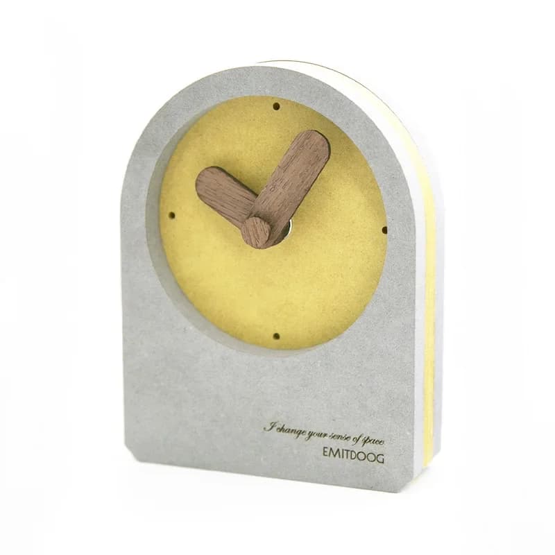 Orologio a pendolo da tavolo nordico semplice, creativo, silenzioso, per camera da letto, comodino.