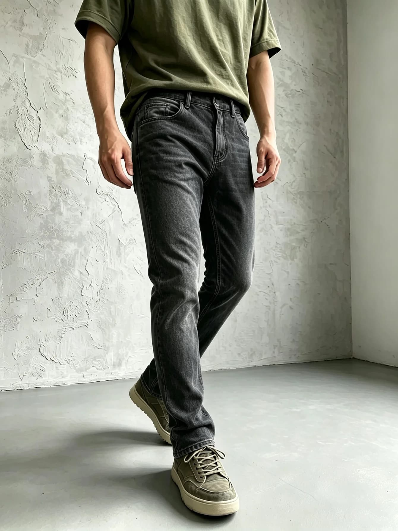 Stone Washed Y2K Trendy American Street Loose Fit Baggy Denim Jeans Skate Hip Hop Casual Pants, Unique Surprise Birthday Gift fo