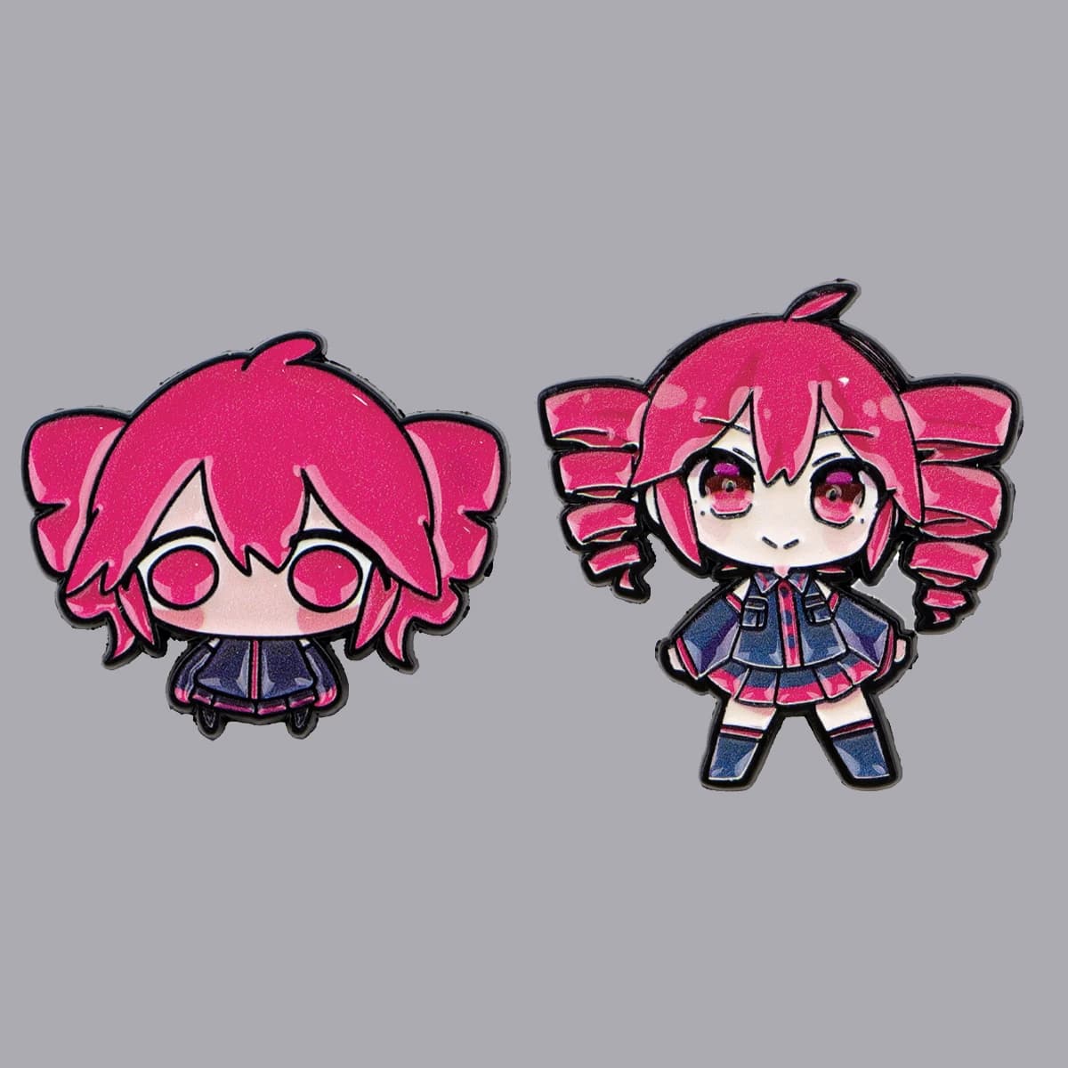 Spille Smaltate di Ragazze Anime Kawaii, Distintivi per Borse e Zaini, Accessori Decorativi, Gioielli Regalo