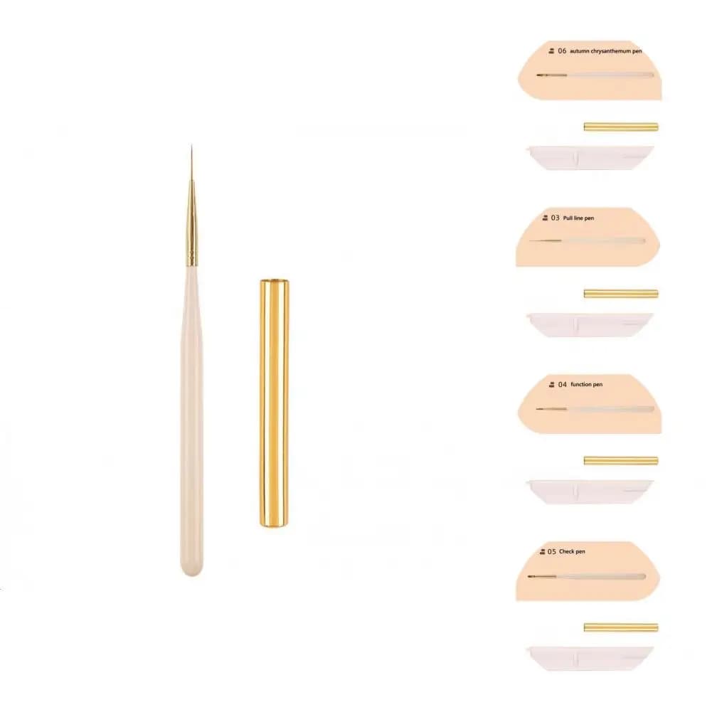 Nail Art Brush Regular Nail Art Brush Sets for Nail Art Brush for Coating Fine Pen dotted tools for salon Manicure for home DIY