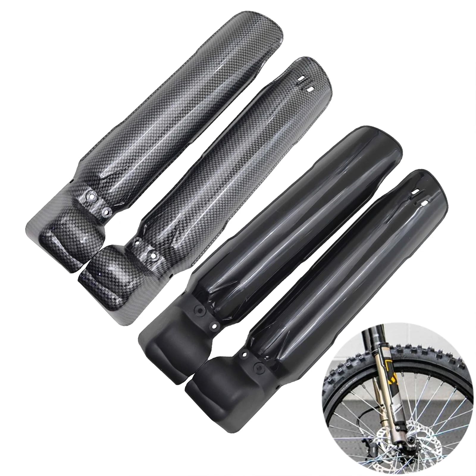 Motorcycle Electric Vehicle Front Fork Guard For Surron Sur-Ron Light Bee X/S Shock Absorber Cover Wheel Axle Protection Parts