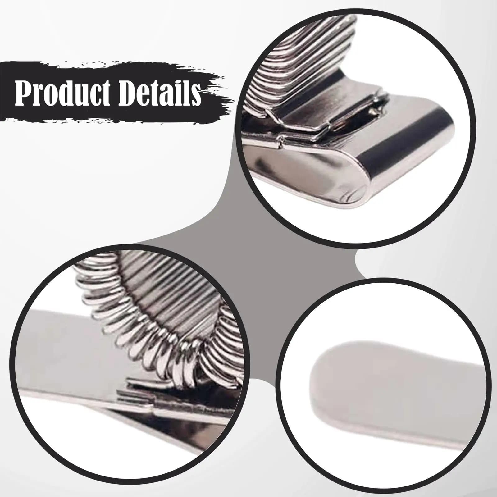 Portable Guitar Pick Holder Clip Secure Strap Clamp for Acoustic Electric Guitar Office Music Lovers