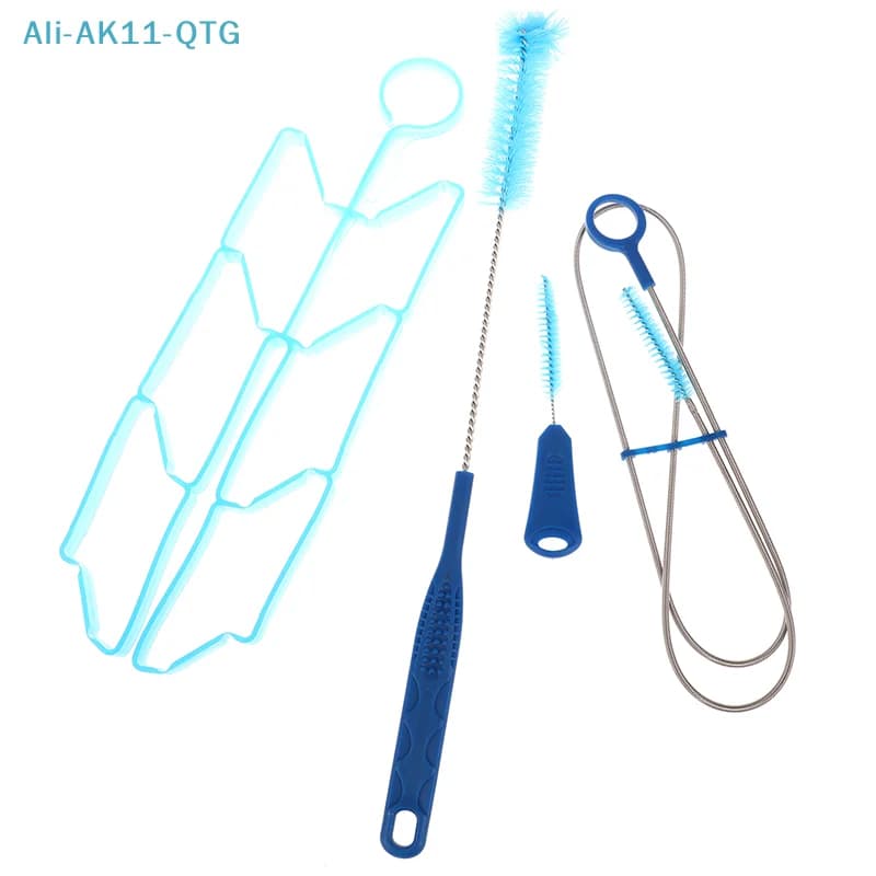 NUOVO Set 4 in 1: Spazzola per la pulizia di sacche idriche, tubi e sacche d'acqua - Kit di pulizia per sacche idriche