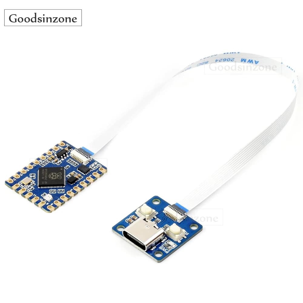 Raspberry Pi RP2350 3IN1 tiny development card with FPC cable USB type C adapter card, based on RP2350A dual-core microPython