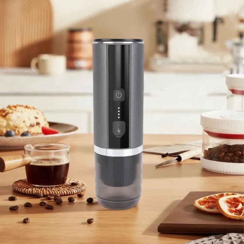 Portable Cordless Coffee Machine, 2-In-1 Automatic Capsule And Ground Coffee Maker For Home Car Outdoor Use, 20Bar Pump