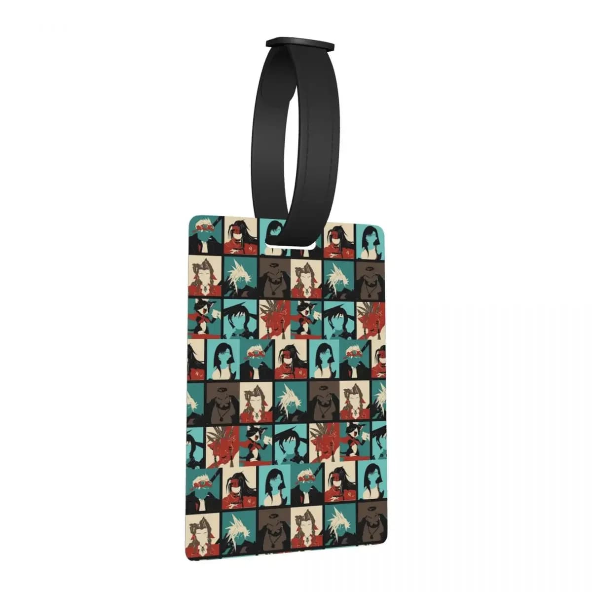 Fantasy Final Seven Etichette per bagagli Accessori per valigie Viaggio Carino Bagagli Etichetta d'imbarco Porta etichette ID Nome Indirizzo