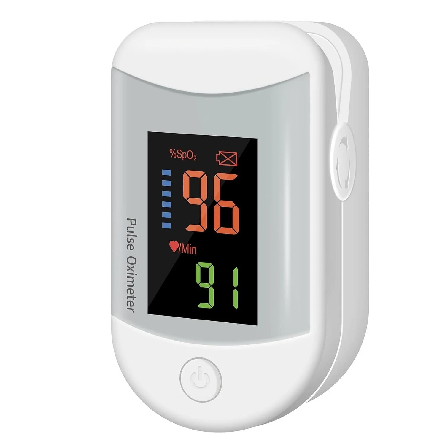 Finger Pulse Oximeter for Athletic Fingertip Pulse Oximeter Blood Oxygen Monitor Heart Rate SpO2 Monitor Batteries Included