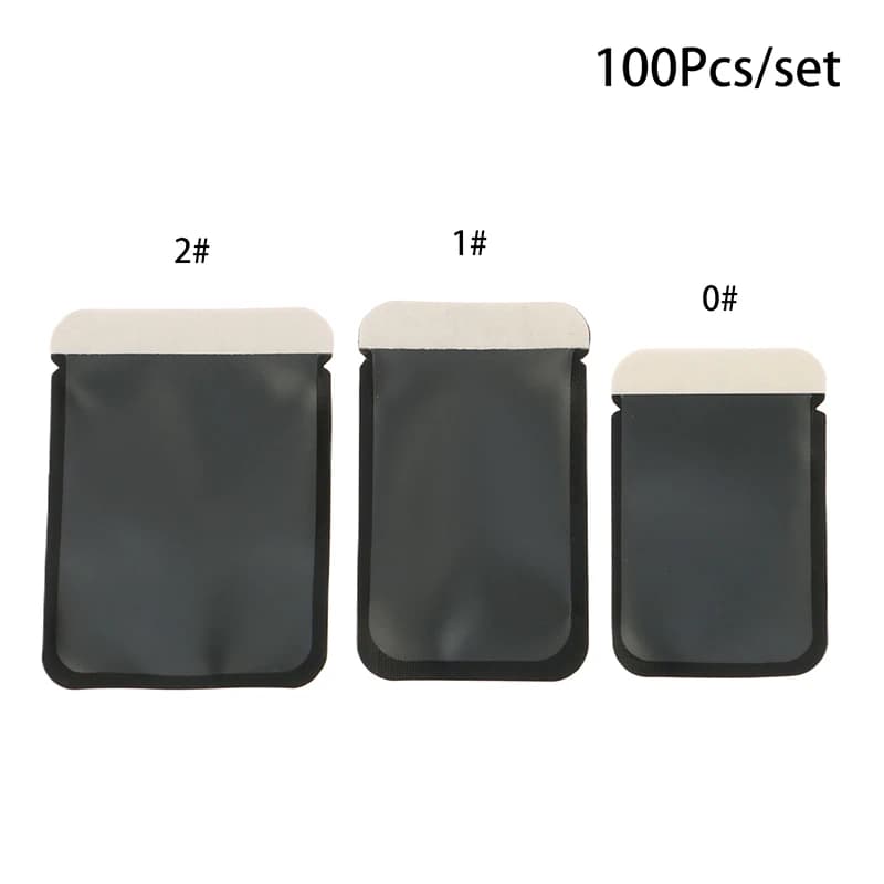 100 Pezzi/Scatola Buste Protettive Monouso per Scansioni Radiografiche Digitali Dentali, Sacchetti per Fosfori # 0 # 1 # 2