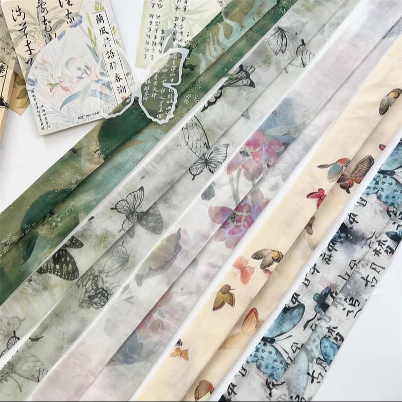 Fasce per capelli con stampa Hanfu, nuovi elastici per capelli in stile tradizionale cinese, accessori per capelli con nastro multiuso