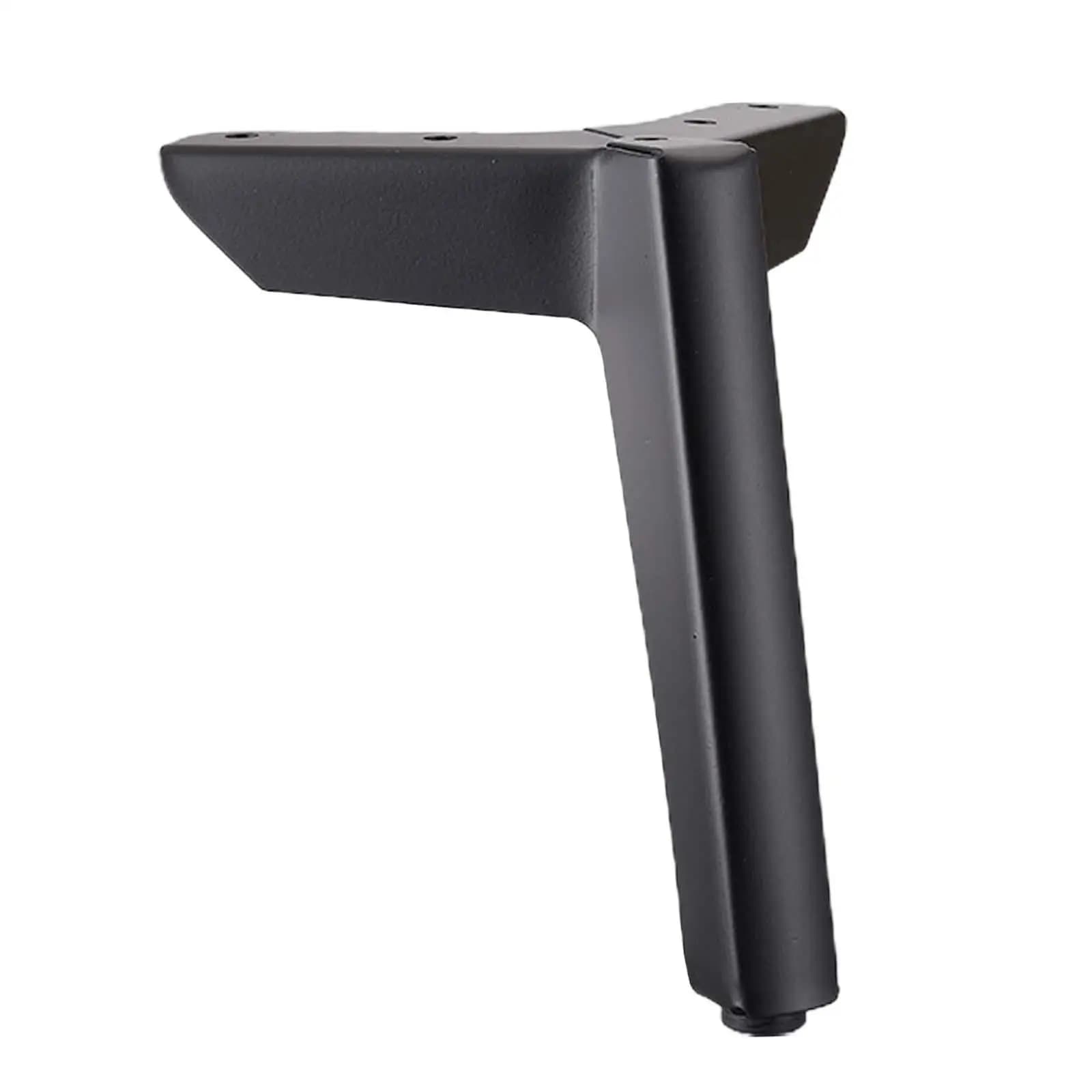 Iron Triangle Furniture Legs Stable Heavy Duty Couch Feet for Furniture Mounts for Half Round Cabinet Cupboard Table