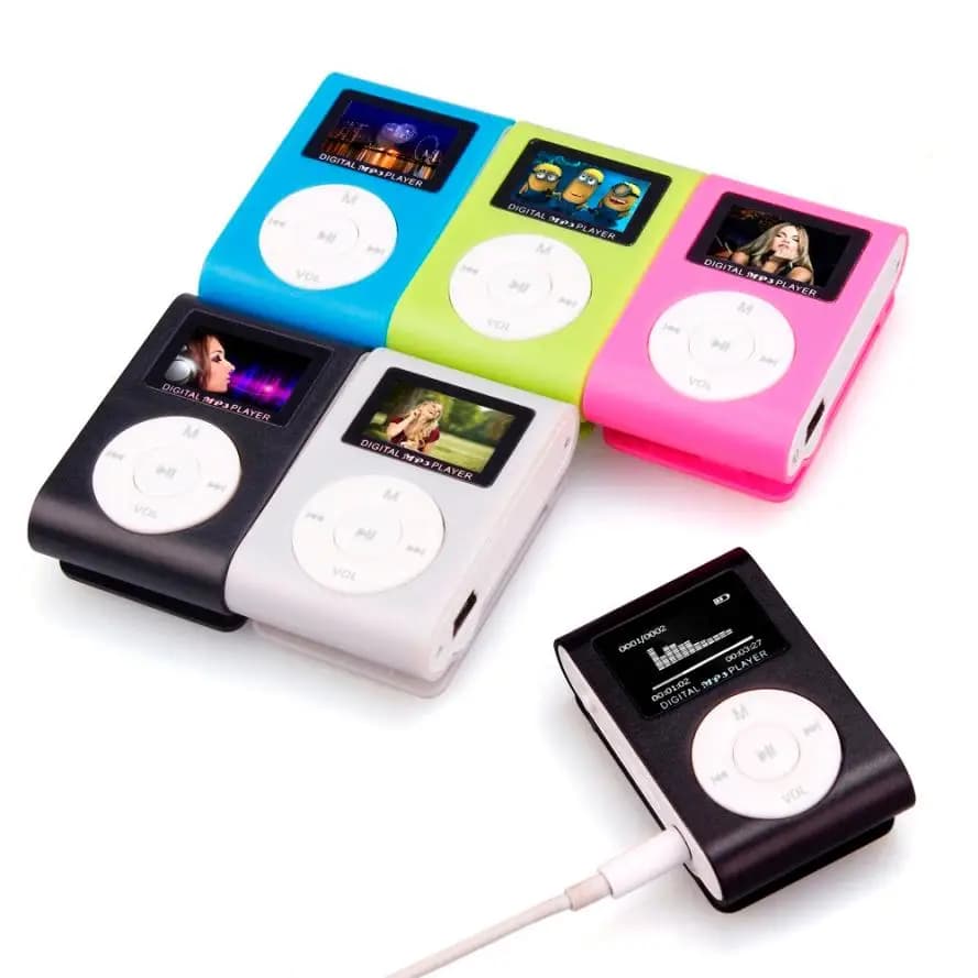 Nuovo Top VENDITA moda Mini mp3 USB Clip Lettore MP3 Supporto schermo LCD 32 GB Micro SD TF CardSlick design elegante Sport Compatto