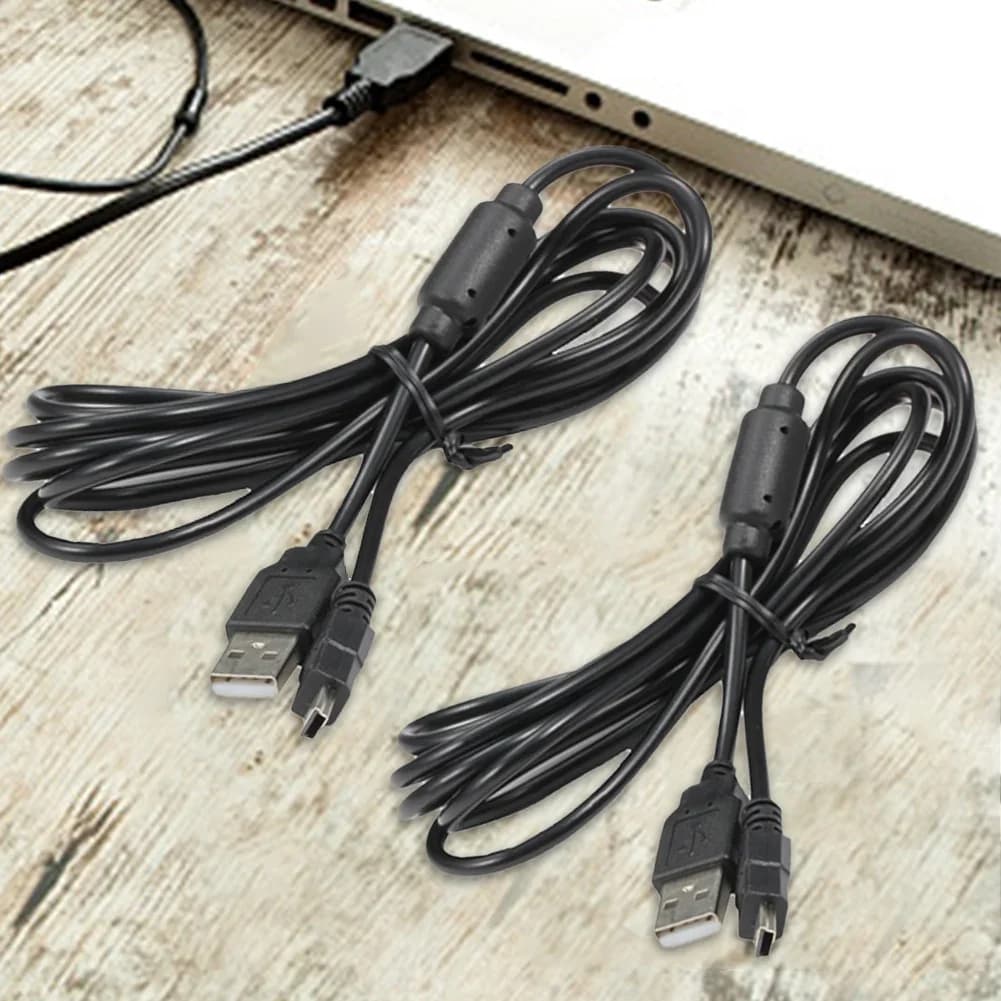 Per Controller PS3 cavo di ricarica USB per Sony Playstation 3 Wireless Game Console Controller cavo di ricarica 2M con anello magnetico