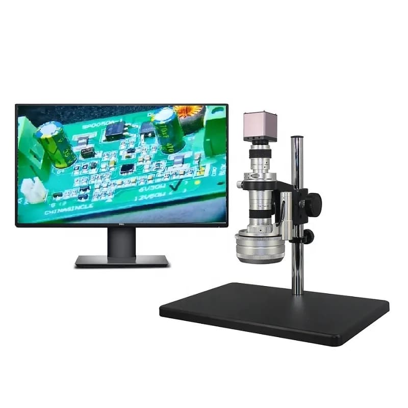 Boshida HD2000-DM01 Microscopio video 3D automatico con obiettivo di guida del motore con fotocamera digitale HDMIOUTPUT per il controllo dei perni di saldatura