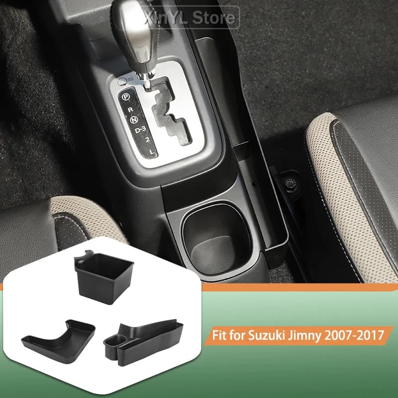 Contenitore per organizer per sedile posteriore in ABS per auto, adatto per Suzuki Jimny 2007-2017 Accessori interni per auto