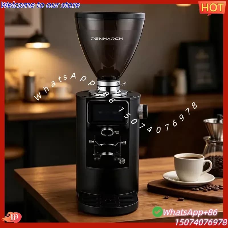 2026 Professional Variable Speed Espresso Coffee Grinder With Weighing Quantitative Function Adjustable Burr Electric Bean