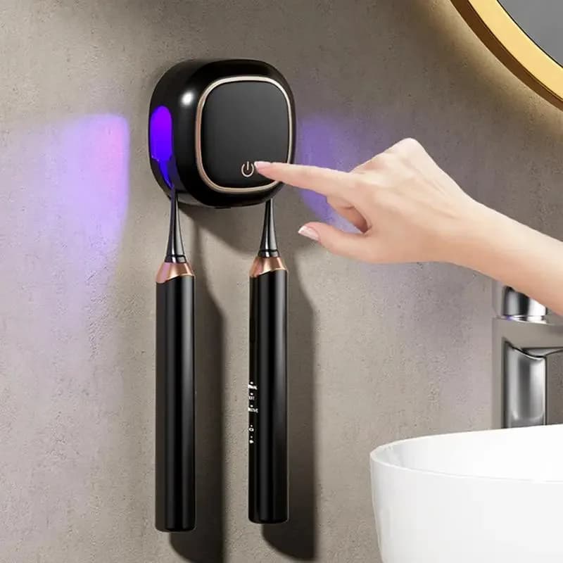 Electric Toothbrush holder Electric toothbrush portable electric machine with UV cover for home shower, camping, car, school