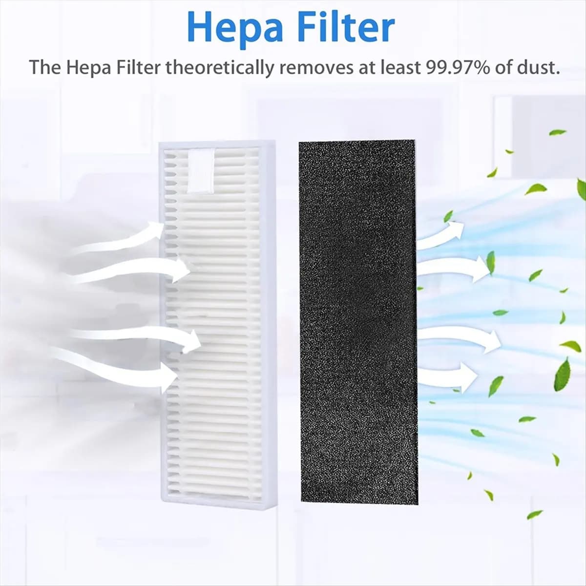 A42F For Tikom G8000 / G8000 Pro, Honiture G20 / G20 Pro, Laresar Evol 3 3S Parts Main Side Brush Hepa Filter Mop Cloth