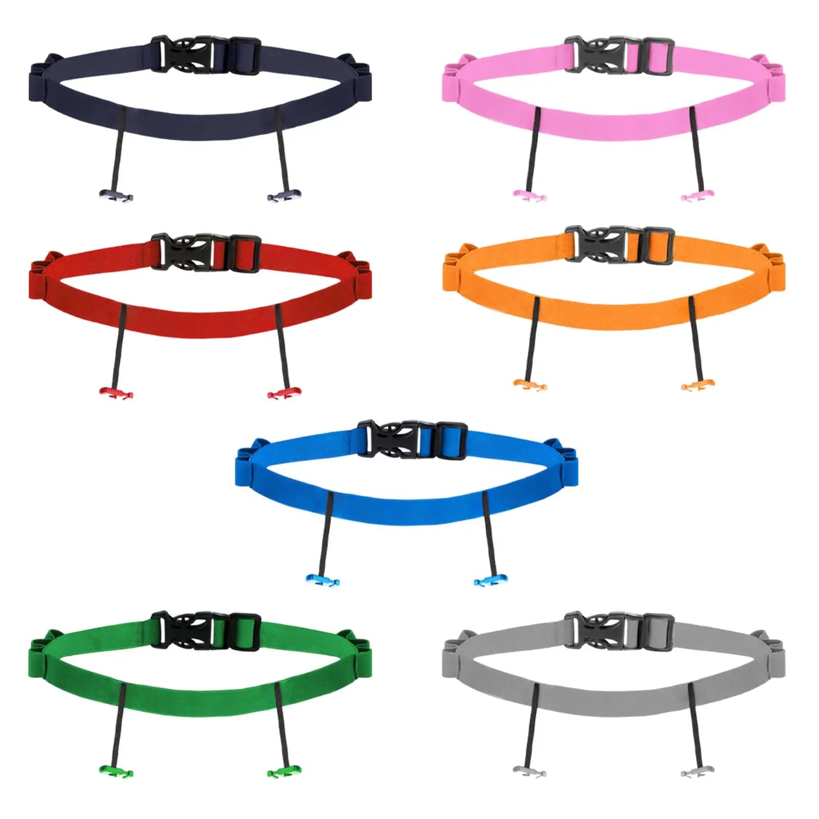 Belt with race number for triathlon Comfortable, portable, durable, essential, elastic Running belt for triathlon Man Adjustable