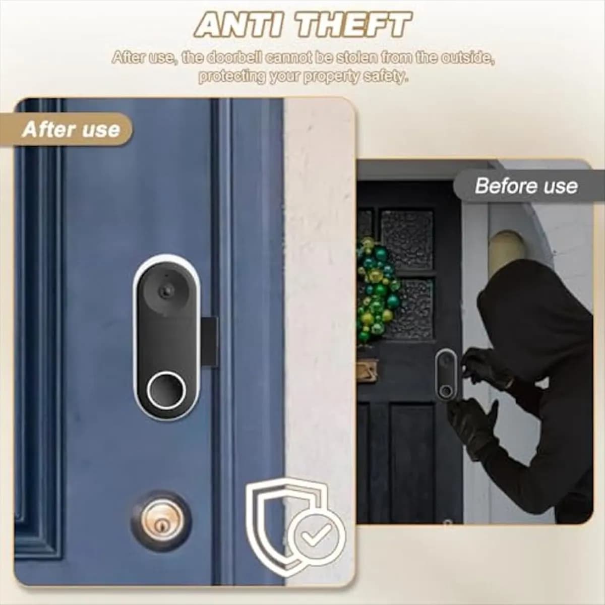 N05R Video Doorbell Mount for Blink Door Bell Camera,Night Vision Camera Mount(Doorbell Not Included)