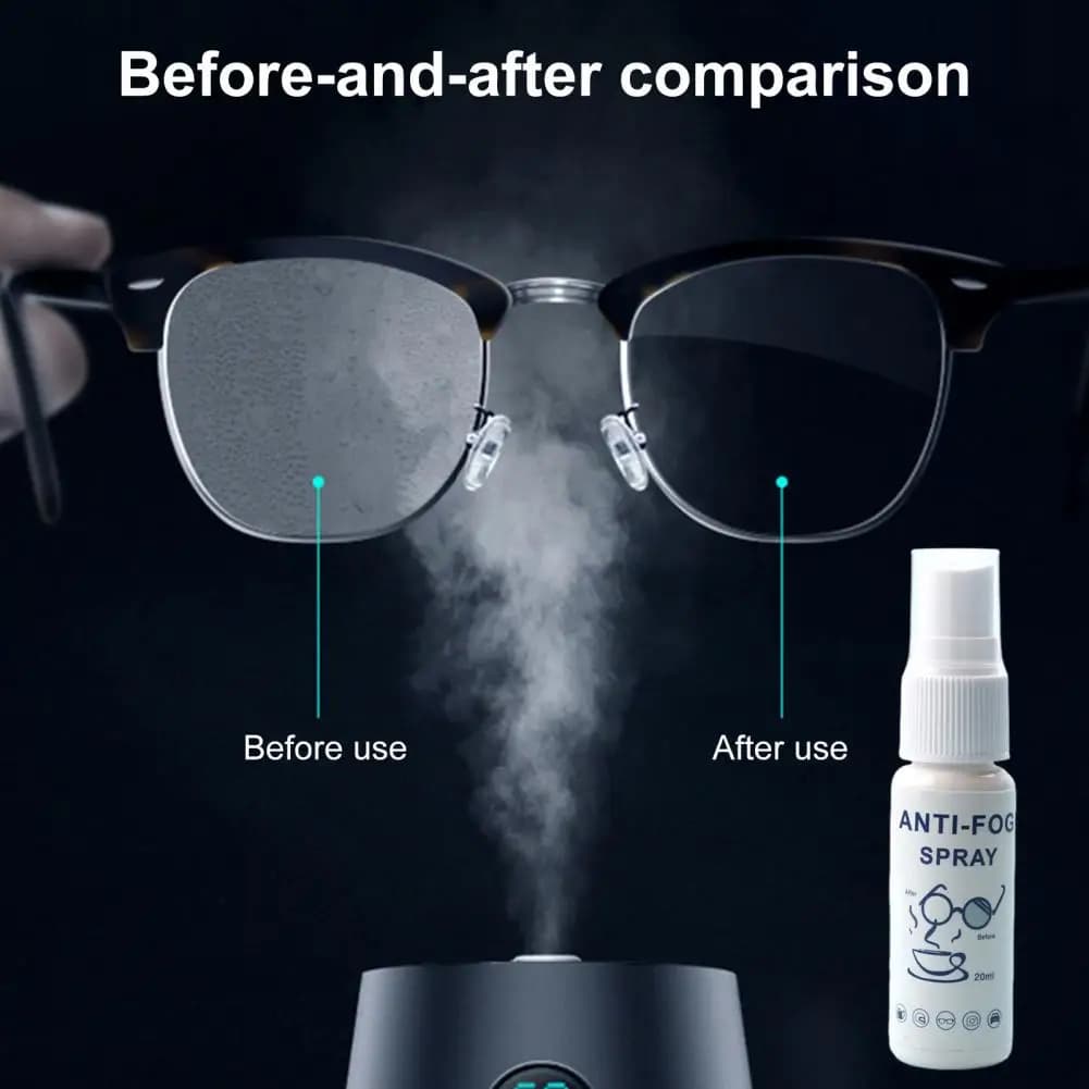 20ML Occhiali Anti Fog Spray Occhiali Lente Moto Visiera Snorkel Protezione per il viso Sci Occhialini da nuoto Pulizia Agente antiappannante Strumenti