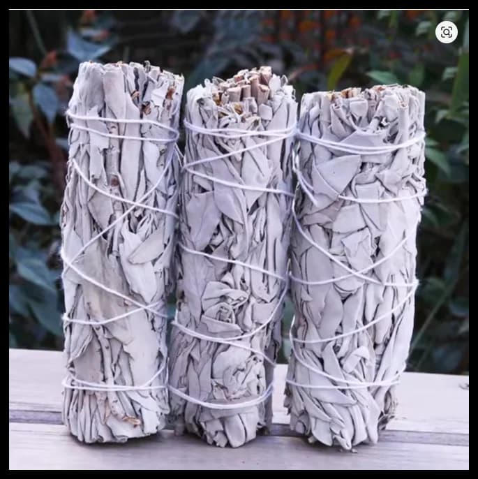 Natural White Sage Bundle Smudge Sticks Home Purification Pure Leaf Purification Meditation Portable Energy Cleansing Bundles